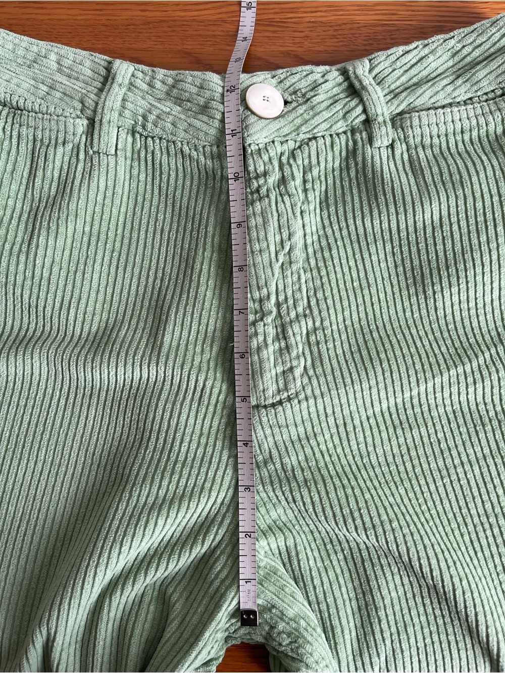 Masscob Corduroy Trousers Green Size EU 40 - Picture 6 of 16